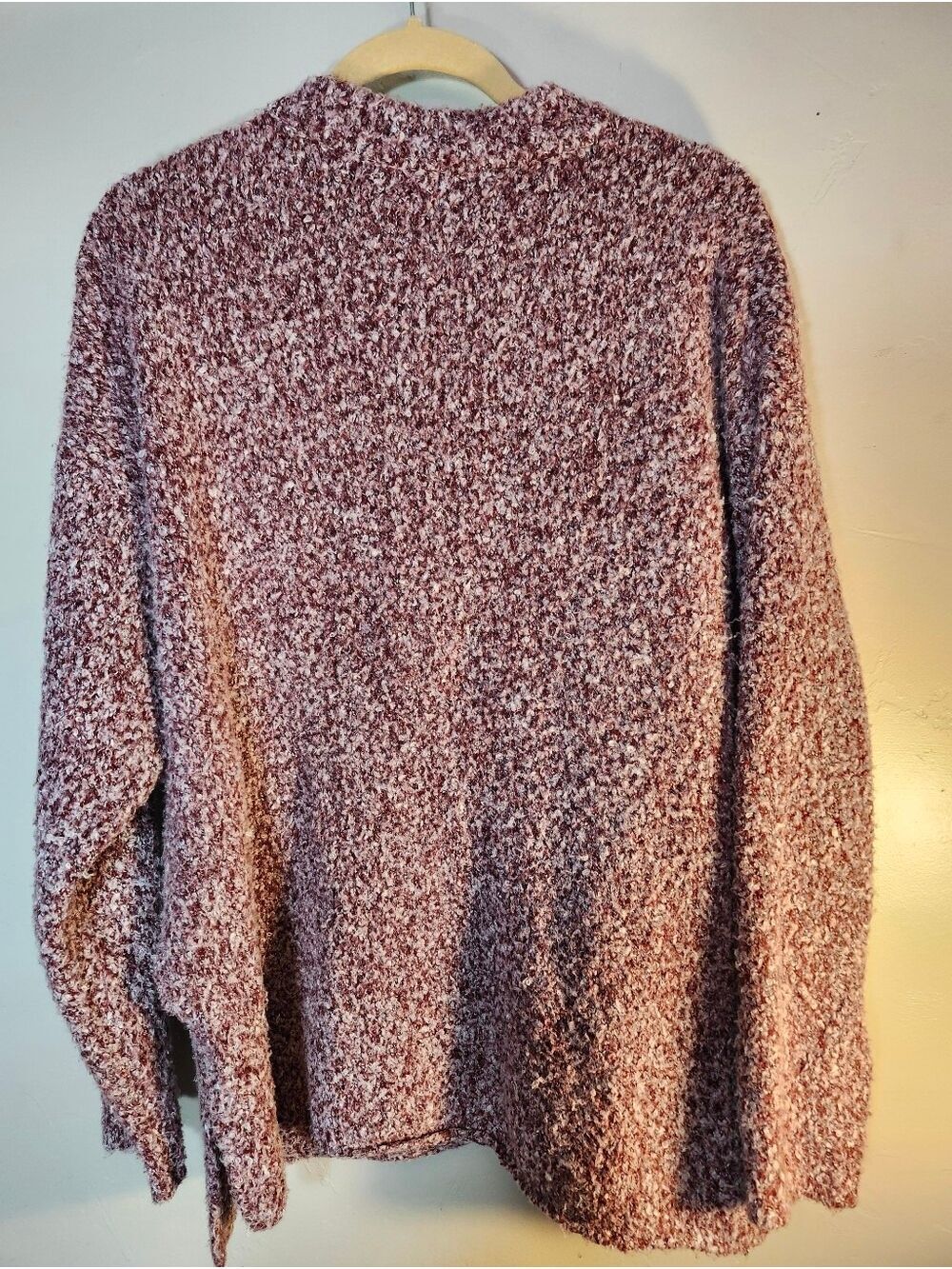 Urban Outfitters Marled Mauve V-Neck Sweater - Picture 5 of 7